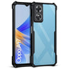 Mobielectro Camera Bump Protection | Slim Stylish 360 Protection Design |Crystal Clear | Shockproof Eagle Back Cover for Oppo A17 - Black