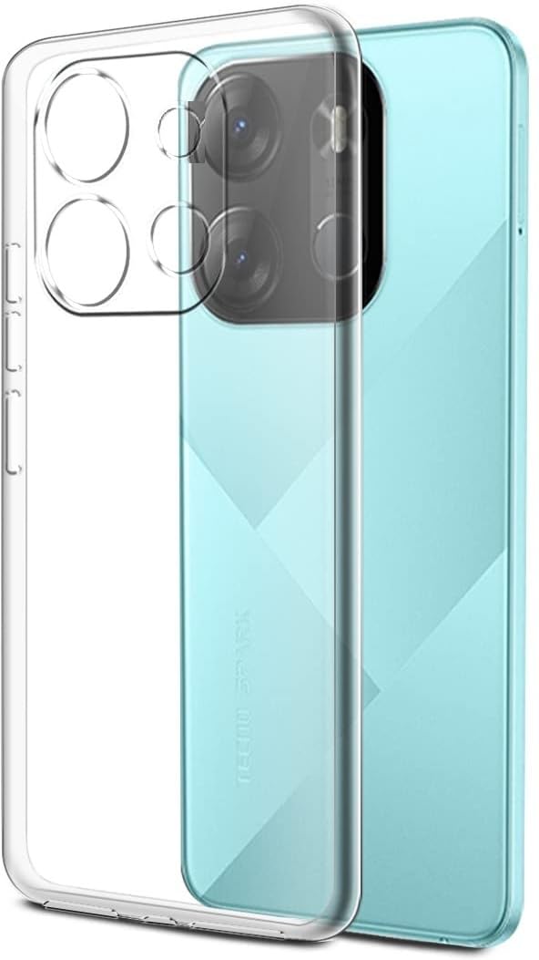Mobielectro Clear Transparent Shockproof Scratch Resistant Protective Phone Case for Infinix Smart 7 HD