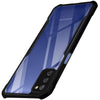 Mobielectro Camera Bump Protection | Slim Stylish 360 Protection Design |Crystal Clear | Shockproof Eagle Back Cover for Samsung A03S - Black