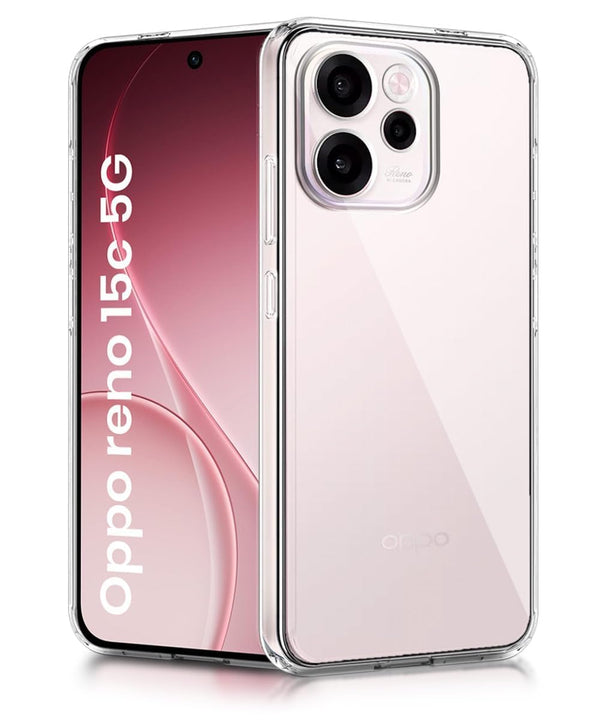 Mobielectro Clear Transparent Shockproof Scratch Resistant Protective Phone Case for Oppo Reno 15C 5G