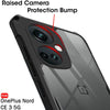 Mobielectro Camera Bump Protection | Slim Stylish 360 Protection Design |Crystal Clear | Shockproof Eagle Back Cover for OnePlusNord CE 3- Black