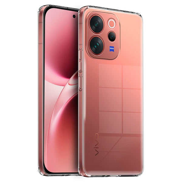 Mobielectro Clear Transparent Shockproof Scratch Resistant Protective Phone Case for Vivo V70 5G