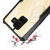 Mobielectro Camera Bump Protection | Slim Stylish 360 Protection Design |Crystal Clear | Shockproof Eagle Back Cover for Samsung J6 - Black