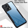 Mobielectro Camera Bump Protection | Slim Stylish 360 Protection Design |Crystal Clear | Shockproof Eagle Back Cover for Mi Note 12 Pro Plus 5G - Black