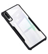 Mobielectro Camera Bump Protection | Slim Stylish 360 Protection Design |Crystal Clear | Shockproof Eagle Back Cover for Samsung A50|A50|A30s - Black