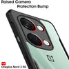 Mobielectro Camera Bump Protection | Slim Stylish 360 Protection Design |Crystal Clear | Shockproof Eagle Back Cover for OnePlusNord 3 - Black
