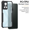 Mobielectro Camera Bump Protection | Slim Stylish 360 Protection Design |Crystal Clear | Shockproof Eagle Back Cover for Realme GT NEO 3 5G - Black