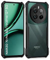 Mobielectro Camera Bump Protection | Slim Stylish 360 Protection Design |Crystal Clear | Shockproof Eagle Back Cover for Realme 12 Pro|Realme 12 Pro Plus | Realme P1 Pro 5G |Realme Narzo 70 Pro 5G - Black