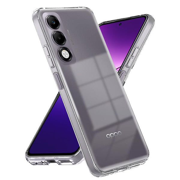 Mobielectro Soft Silicon Transparent |Scratch Resistant Clear Case for Oppo K13X 5G