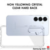 Mobielectro Clear Transparent Shockproof Scratch Resistant Protective Phone Case for Samsung S25 Plus