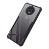 Mobielectro Camera Bump Protection | Slim Stylish 360 Protection Design |Crystal Clear | Shockproof Eagle Back Cover for OnePlus 7T - Black