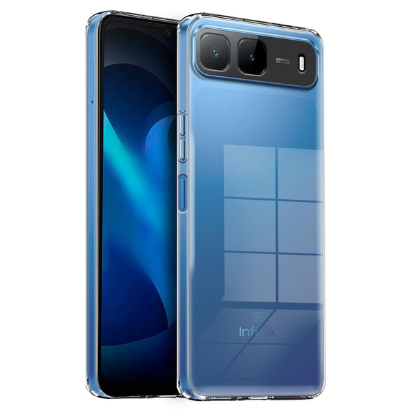 Mobielectro Clear Transparent Shockproof Scratch Resistant Protective Phone Case for Infinix Hot 60i 5G