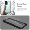 Mobielectro Camera Bump Protection | Slim Stylish 360 Protection Design |Crystal Clear | Shockproof Eagle Back Cover for Oppo A58 4G - Black