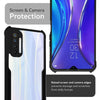 Mobielectro Camera Bump Protection | Slim Stylish 360 Protection Design |Crystal Clear | Shockproof Eagle Back Cover for Realme X2 |Realme XT - Black