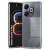 Mobielectro Clear Transparent Shockproof Scratch Resistant Protective Phone Case for Infinix Smart 8 Plus