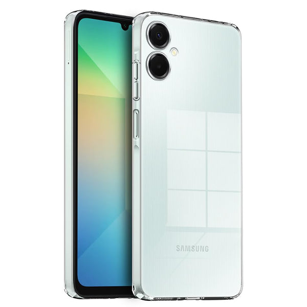 Mobielectro Clear Transparent Shockproof Scratch Resistant Protective Phone Case for Samsung A06 5G