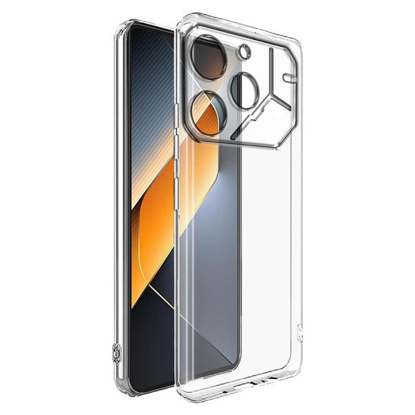 Mobielectro Clear Transparent Shockproof Scratch Resistant Protective Phone Case for Tecno POVA 6 Pro 5G