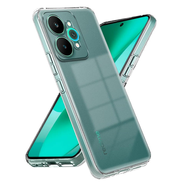 Mobielectro Clear Transparent Shockproof Scratch Resistant Protective Phone Case for Realme 15 5G
