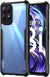 Mobielectro Camera Bump Protection | Slim Stylish 360 Protection Design |Crystal Clear | Shockproof Eagle Back Cover for Realme 8I - Black
