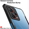 Mobielectro Camera Bump Protection | Slim Stylish 360 Protection Design |Crystal Clear | Shockproof Eagle Back Cover for Mi Note 12 Pro Plus 5G - Black