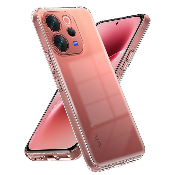 Mobielectro Clear Transparent Shockproof Scratch Resistant Protective Phone Case for Vivo V70 5G