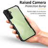 Mobielectro Camera Bump Protection | Slim Stylish 360 Protection Design |Crystal Clear | Shockproof Eagle Back Cover for Samsung A14 5G - Black