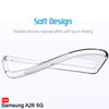 Mobielectro Clear Transparent Shockproof Scratch Resistant Protective Phone Case for Samsung A26 5G