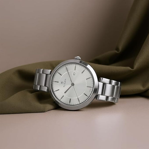 Ladies Neo-Ii Analog Silver Dial Women's Watch-NM2480SM07