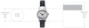 Quartz Analog Black Dial leather Strap Watch for Girls