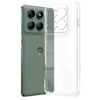 Mobielectro Soft Silicon Transparent |Scratch Resistant Clear Case for Moto Edge 60 Pro 5G