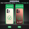 Mobielectro Clear Transparent Shockproof Scratch Resistant Protective Phone Case for Vivo V70 ELite