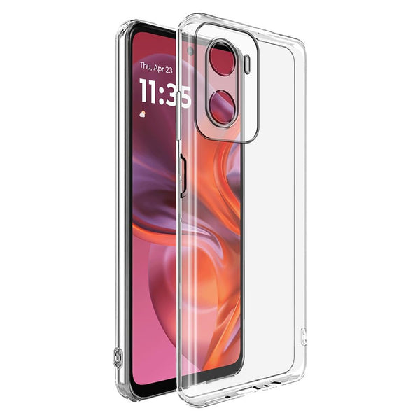 Mobielectro Clear Transparent Shockproof Scratch Resistant Protective Phone Case for Moto G06 Power