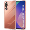Mobielectro Clear Transparent Shockproof Scratch Resistant Protective Phone Case for Samsung F36