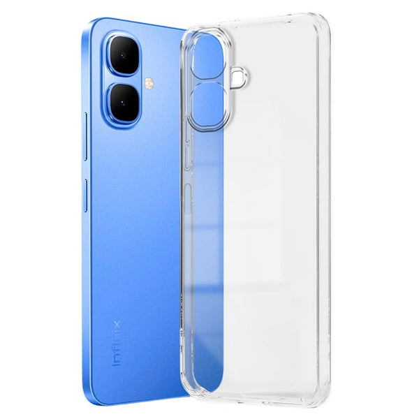Mobielectro Clear Transparent Shockproof Scratch Resistant Protective Phone Case for Infinix Smart 10