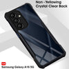 Mobielectro Camera Bump Protection | Slim Stylish 360 Protection Design |Crystal Clear | Shockproof Eagle Back Cover for Samsung A16 - Black