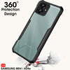Mobielectro Camera Bump Protection | Slim Stylish 360 Protection Design |Crystal Clear | Shockproof Eagle Back Cover for Samsung A04E|M04 - Black