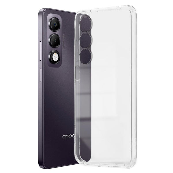Mobielectro Soft Silicon Transparent |Scratch Resistant Clear Case for Oppo K13X 5G