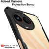 Mobielectro Camera Bump Protection | Slim Stylish 360 Protection Design |Crystal Clear | Shockproof Eagle Back Cover for Realme 11X |Realme 11 |Realme Narzo 60X 5G |Realme C67 5G - Black