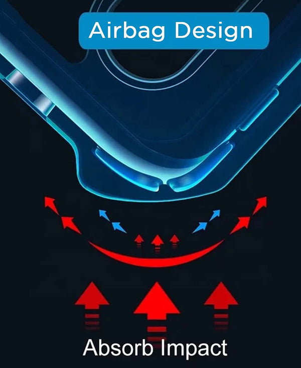 Mobielectro Camera Bump Protection | Slim Stylish 360 Protection Design |Crystal Clear | Shockproof Eagle Back Cover for RedMi 9 Power - Black