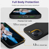 Mobielectro Waterkproof Soft Silicone Ultra Slim O.G Case for iPhone 15 plus- Black