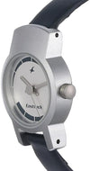 Quartz Analog Black Dial leather Strap Watch for Girls