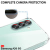 Mobielectro Clear Transparent Shockproof Scratch Resistant Protective Phone Case for Samsung A26 5G