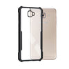 Mobielectro Camera Bump Protection | Slim Stylish 360 Protection Design |Crystal Clear | Shockproof Eagle Back Cover for Samsung J7 Max- Black