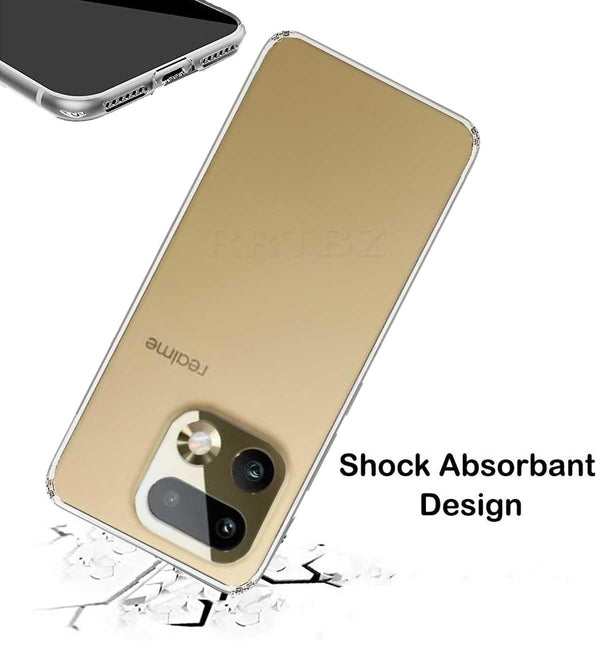 Mobielectro Clear Transparent Shockproof Scratch Resistant Protective Phone Case for Realme 16 Pro Plus 5G