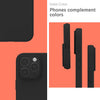 Mobielectro Waterkproof Soft Silicone Ultra Slim O.G Case for iPhone 16 pro - Black