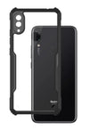 Mobielectro Camera Bump Protection | Slim Stylish 360 Protection Design |Crystal Clear | Shockproof Eagle Back Cover for RedMi 7 - Black