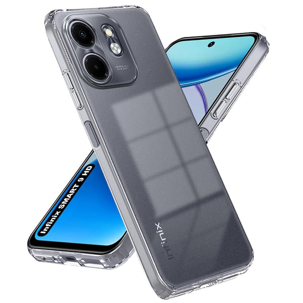 Mobielectro Clear Transparent Shockproof Scratch Resistant Protective Phone Case for Infinix Smart 9 HD