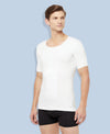 T.T. Men Interlock Half Sleev Vest With Pocket Pack Of 4 White