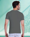 T.T. Poly Men Solid Grey Quick-Dry Tshirt
