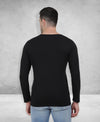 HiFlyers Men Black Regular Fit Printed Round Neck T-Shirt